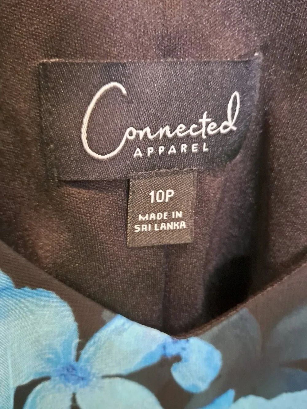 Floral Dress Shear top Connected Apparel - Picture 3 of 6